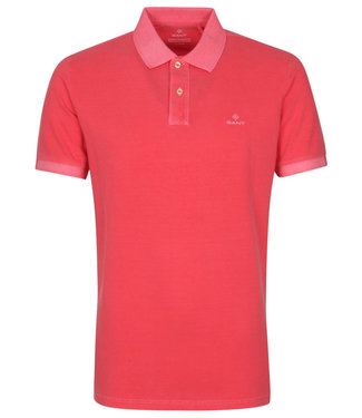 Gant roze paradise pink gewassen heren polo