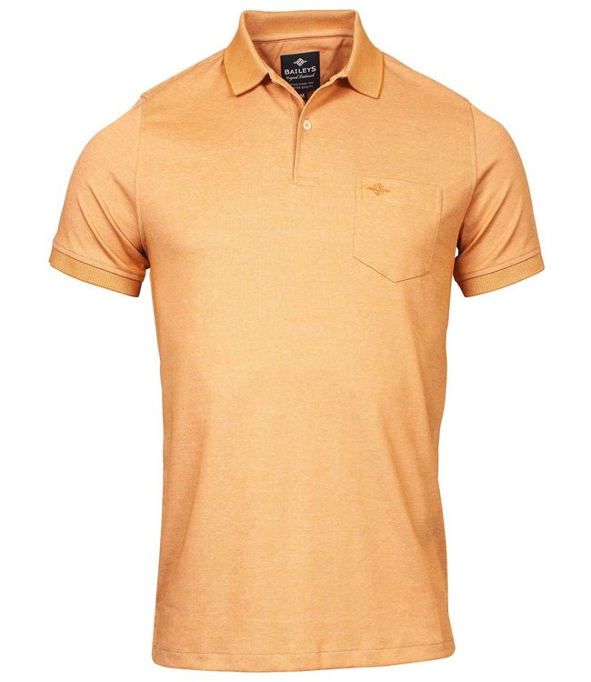 115280-94 heren polo brique oranje borstzak