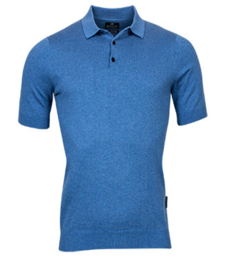 heren Italiaanse trui polo blauw