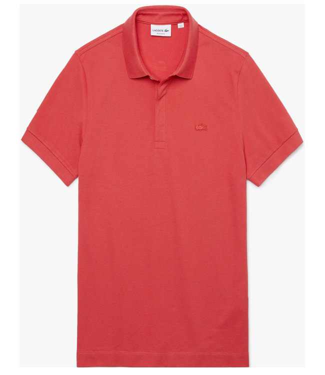 Lacoste regular fit rood rouge polo rood rouge krokodil