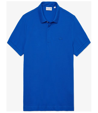 Lacoste regular fit kobaltblauw polo kobaltblauw krokodil