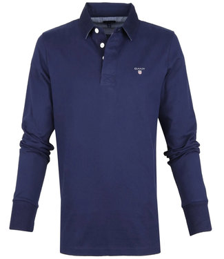 Gant gant heren rugby sweater donkerblauw