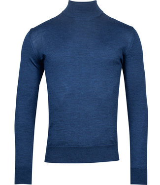 turtle trui pullover kobaltblauw