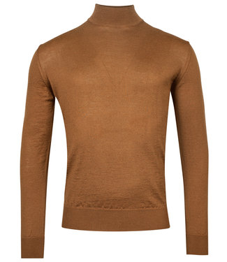 turtle trui pullover camel bruin