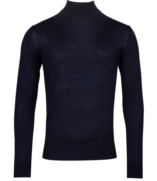 turtle trui pullover donkerblauw