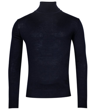 coltrui high neck pullover donkerblauw