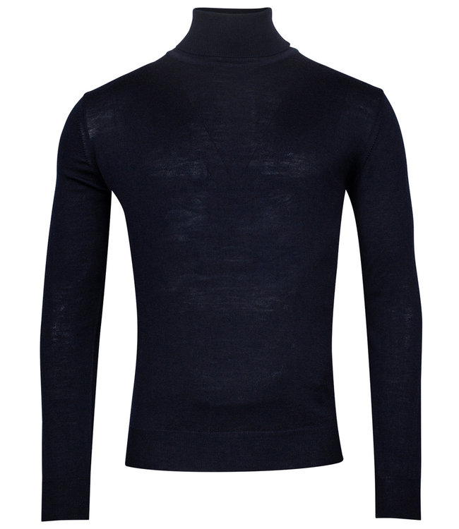 Baileys coltrui high neck pullover donkerblauw