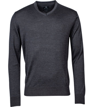 Baileys v-hals trui pullover donker grijs