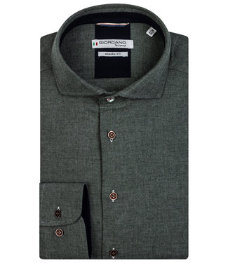 Giordano Tailored heren overhemd donkergroen
