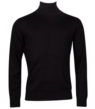 coltrui Pullover zwart Roll Neck