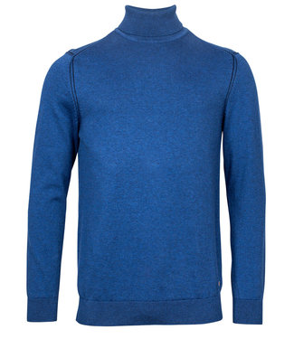 Baileys coltrui Pullover kobaltblauw met donkerblauwe details