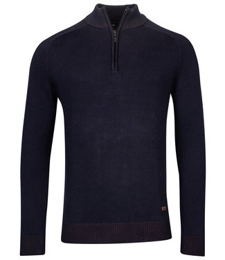 Baileys heren zipper met ritsje donkerblauw