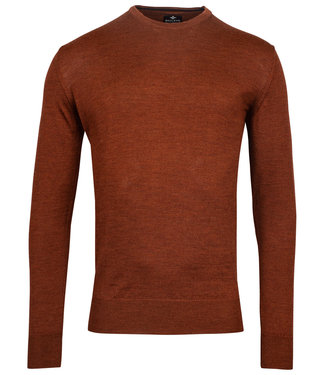 Baileys ronde hals trui pullover brique oranje