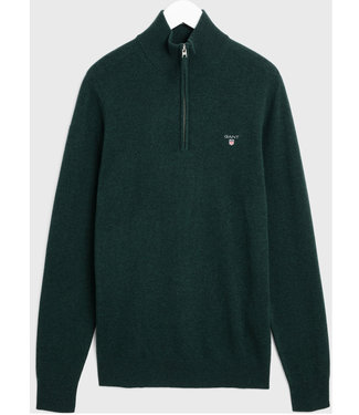 Gant heren flessen groen zipper trui ritsje