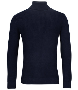 Baileys coltrui Pullover donkerblauw Roll Neck
