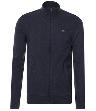 Lacoste lacoste heren sweat vest antraciet grijs