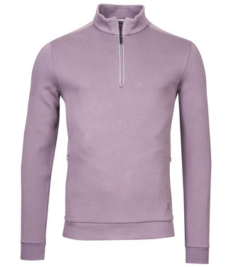 Thomas Maine heren lavendel grijs sweater met ritsje