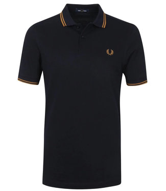 Fred Perry Twin Tipped polo donkerblauw