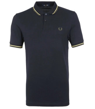 Fred Perry Twin Tipped polo donkerblauw
