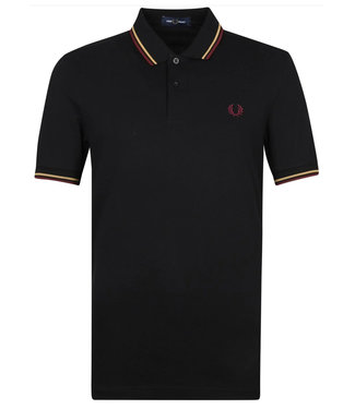 Fred Perry Twin Tipped polo zwart