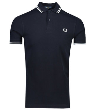 Fred Perry Twin Tipped polo donkerblauw