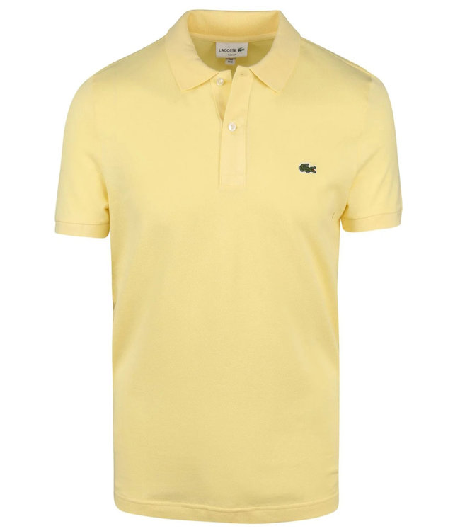 Lacoste 2022 PH4012 11 6XP Lacoste slim fit napolitan geel polo groen krokodil