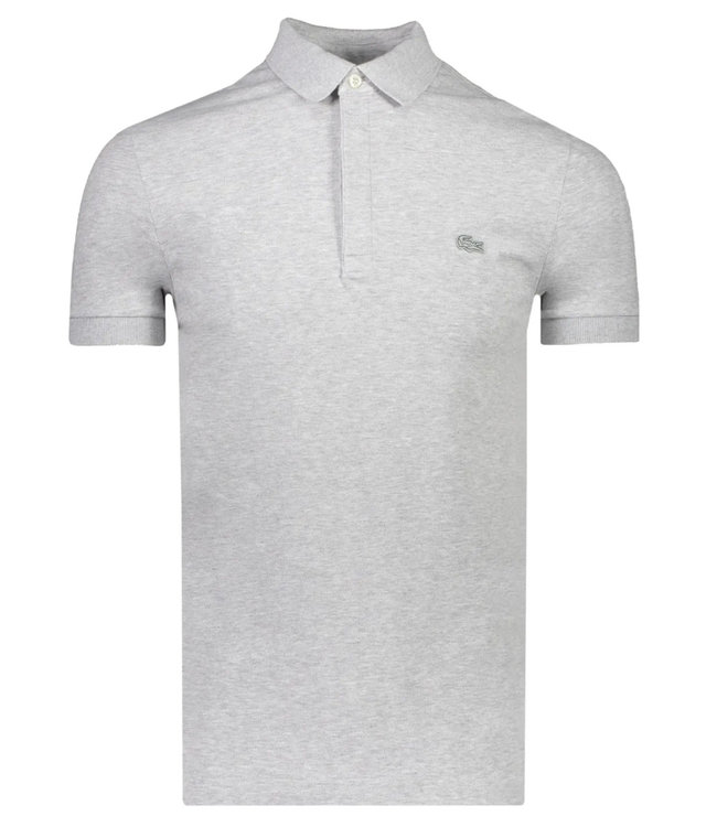 Lacoste 2022 PH5522 00 CCA regular fit model Paris grijs polo grijs krokodil