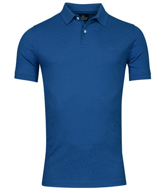 polo kobaltblauw federal blue zonder borstzak