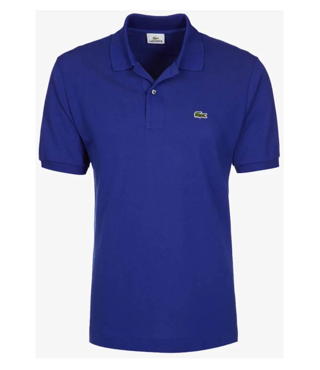 Lacoste slim fit kobaltblauw polo PH4012 11 BDM 1HP3 Men's SS polo BDM Shirtsupplier.nl