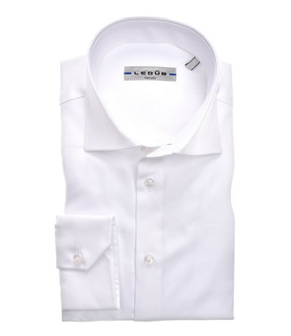 overhemd modern fit wit 2ply katoen