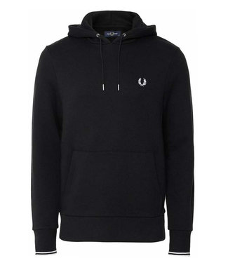 Fred Perry heren hoodie zwart met capouchon