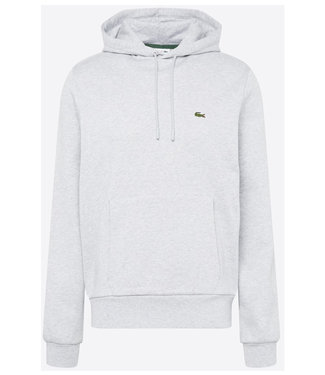 Lacoste lacoste hoodie met capuchon lichtgrijs