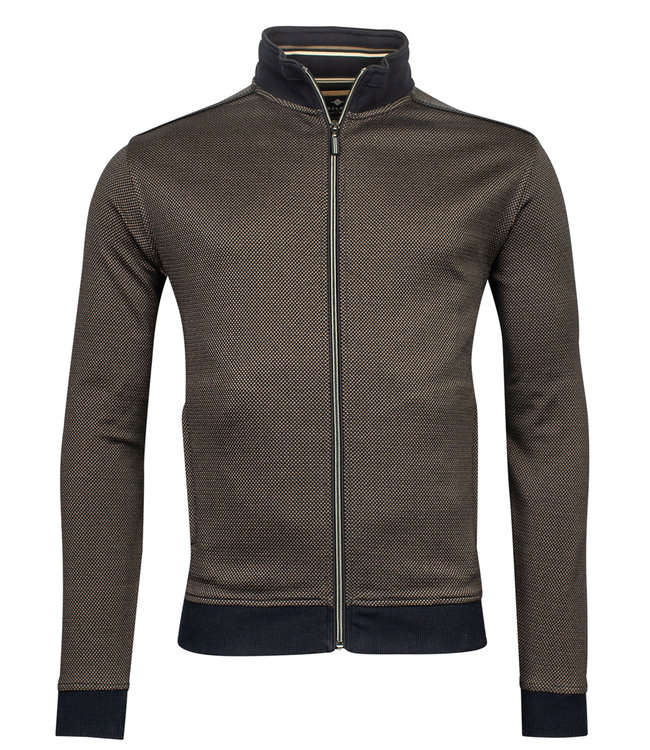 222242-159 Baileys heren vest donkerbruin structuur