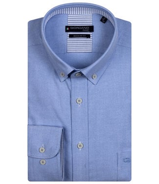 Giordano Regular Fit heren overhemd lichtblauw oxford