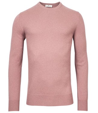 Thomas Maine heren winter roze ronde hals trui cashmere