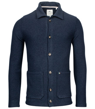 Giordano Tailored heren overshirt donkerblauw