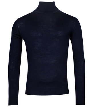 coltrui high neck pullover donkerblauw