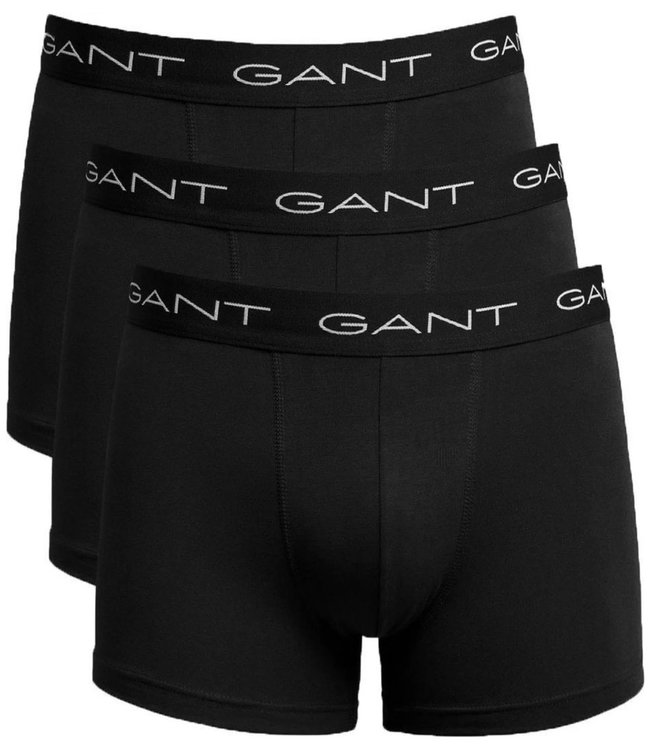 Gant heren boxers 3 pack zwart gant