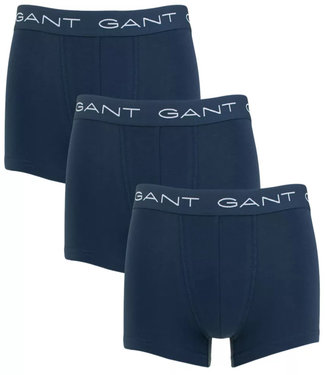 Gant heren boxers 3 pack donkerblauw gant