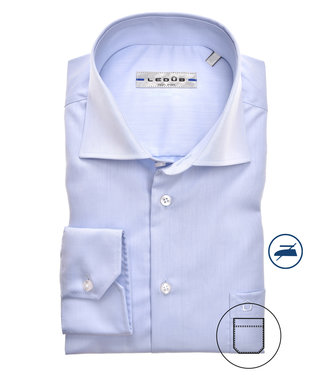 overhemd modern fit lichtblauw