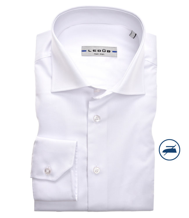 overhemd modern fit wit strijkvrij
