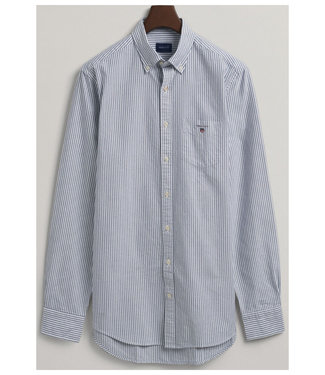 Gant donkerblauw-wit oxford streepje