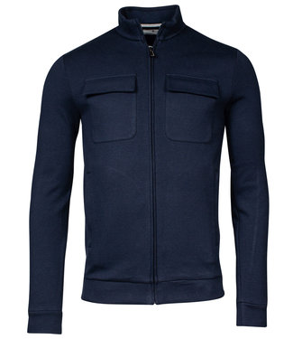 Thomas Maine heren donkerblauw navy sweat vest