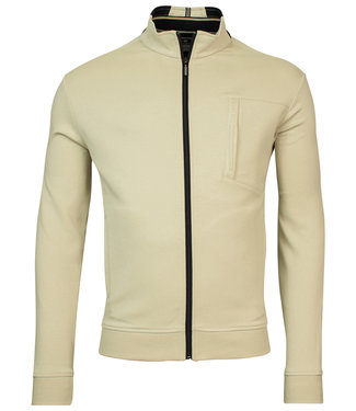 Baileys heren sweat vest beige ritsen