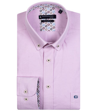 Giordano Regular Fit roze oxford button down