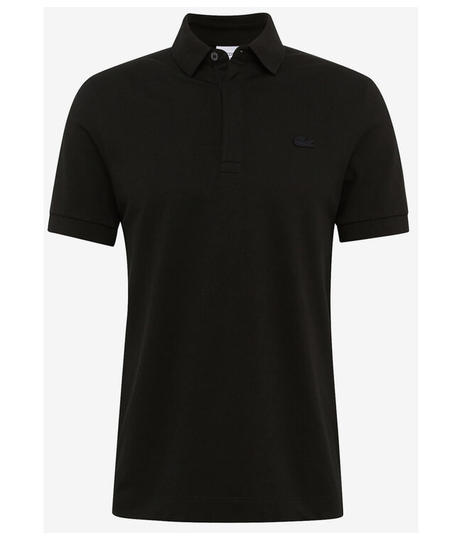 Lacoste PH5522 031 regular fit model Paris zwart polo zwart krokodil