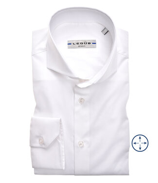 overhemd slim fit wit stretch