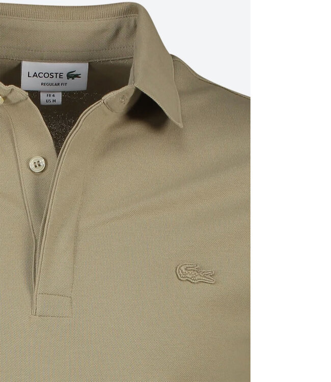 Lacoste PH5522 00 CB8 LION Lacoste regular fit beige bruin polo beige bruin krokodil