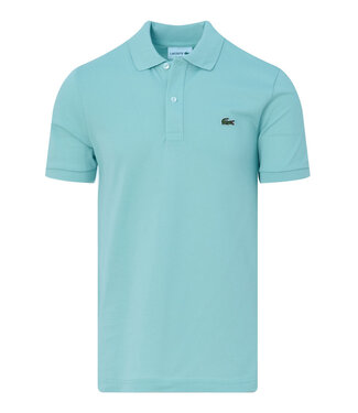 Lacoste slim fit mintgroen polo groen krokodil