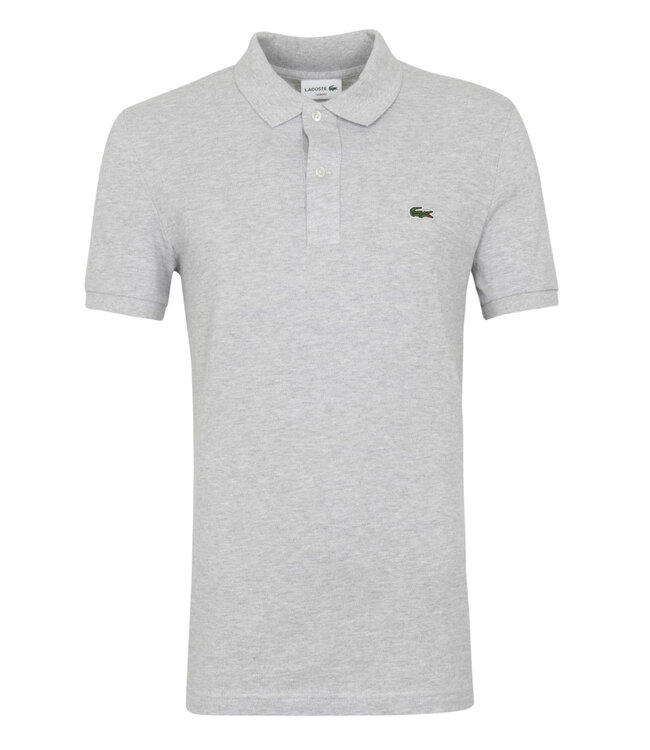 Lacoste PH4012 CCA slim fit zilver grijs heren polo groen krokodil